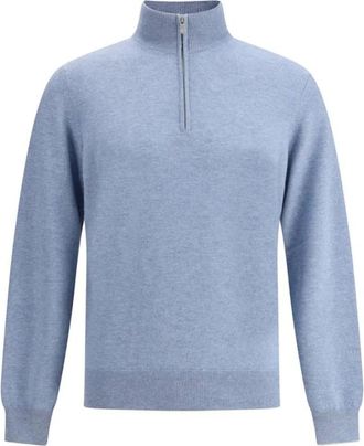 Brunello Cucinelli Uomo, Maglie, Blu, S, new