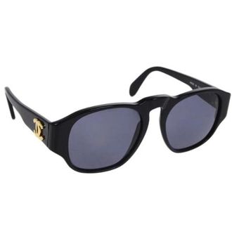 Chanel Pre-owned Accessories, female, Black, Size: ONE SIZE Pre-owned Plastic Sunglasses