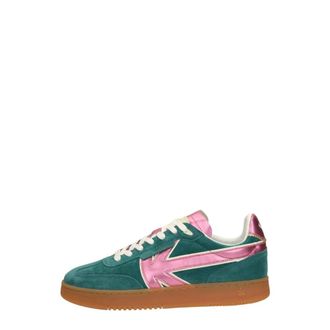 Kaotiko Schoenen, Dames, Groen, 38 EU, Leer, Boston V