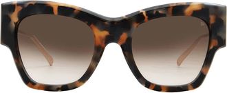 Philipp Plein Brown Gradient Butterfly Ladies Sunglasses SPP120M 0KHA 53