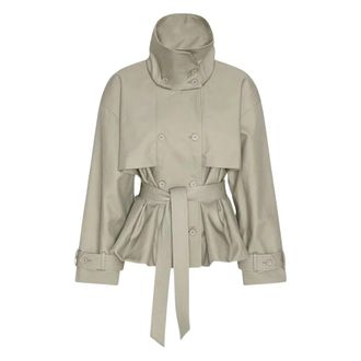 Rotate ROTATE Birger Christensen - Gabardina corta - Coats - Mujer - Beige - XS