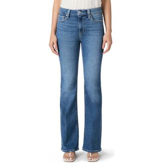 Paige Laurel Canyon High Waist Bootcut Jeans in Monacomist at Nordstrom, Size 28P