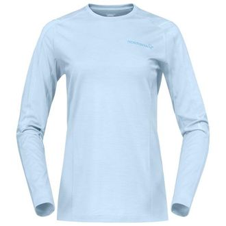 Norr&oslash;na Falketind EqualiserUll Long Sleeve Merinoshirt f&uuml;r Damen | blau