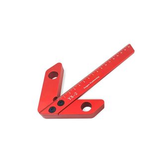 OEM Herramienta De Medici&oacute;n Para Carpinter&iacute;a, Herramienta De Medici&oacute;n De Madera De &Aacute;ngulo Recto De 45/90 Grados De Color Rojo