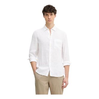 Marc O'Polo Overhemden, Heren, Wit, M, Casual Shirts
