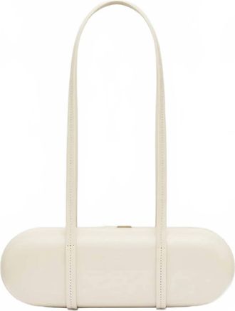 St.Agni Womens Capsule Bag In Creme