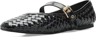 Dolce Vita Mulaney Womens Flat Shoes Black Woven : 6.5 M, Mesh/Synthetic