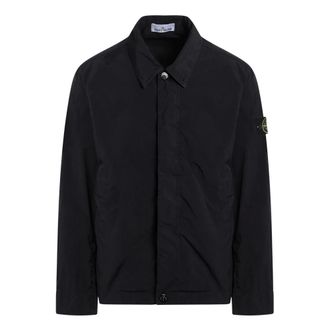 Stone Island Light Jackets, male, Blue, Size: 2XL Light Compact Jacket