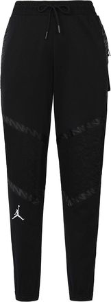 Nike Jordan Air Jordan Dri-FIT Zion Big Pocket Patchwork Print Knit Sports Bundle Feet Pants Black DH0585-011