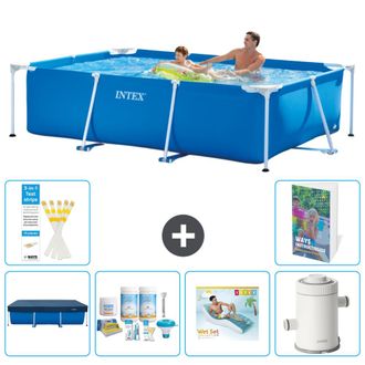 Intex Piscina Con Estructura Rectangular - 260x160x65 Cm - 7-piezas S161