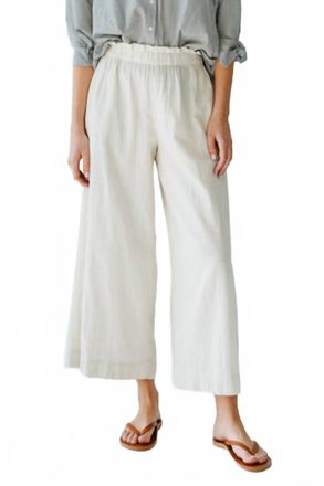 Mirth Paper Bag Waist Pant In Oatmeal