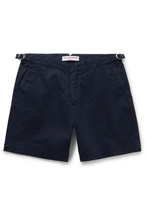 Orlebar Brown Bulldog Slim-Fit Straight-Leg Stretch-Cotton Twill Shorts
