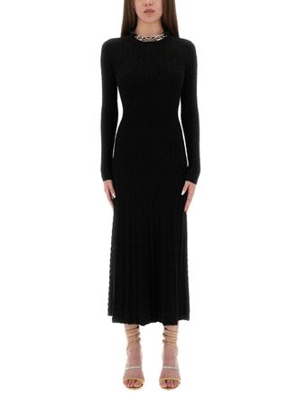 Paco Rabanne Long Wool Dress