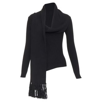 Jean Paul Gaultier Maille Femme cowl neck sweater
