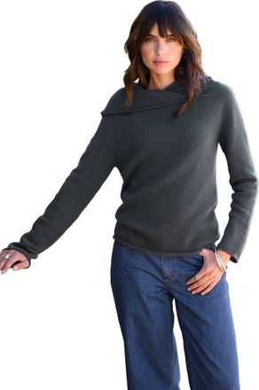 Celtic & Co. Collared Slouch Sweater in Slate at Nordstrom, Size X-Small