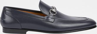 Gucci Men & apos;s Jordaan Moccasin Leather Bit Loafers
