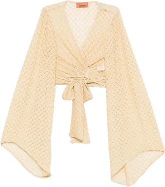 Missoni Tie-front Crop Top