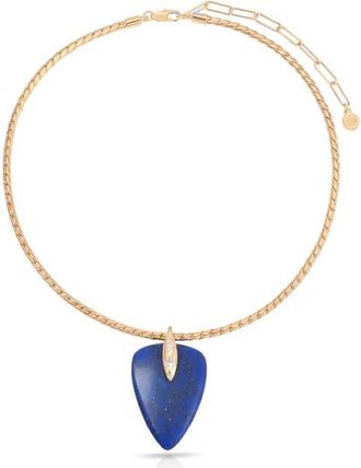 Ettika Solstice Pendant Choker in Lapis at Nordstrom