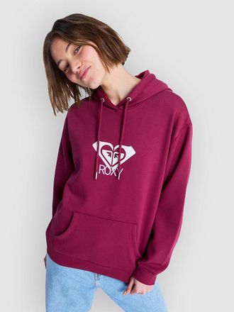 Roxy Surf Stoked Brushed Art Sudadera con Capucha rosado