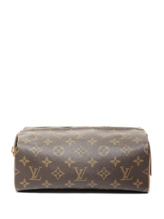 Louis Vuitton 2000s Monogram zip makeup bag - Brown