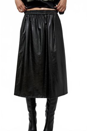 No.6 Store Mel Midi Skirt In Black