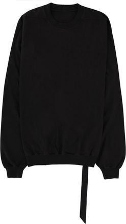 Rick Owens Black Crew Neck Sweatshirt