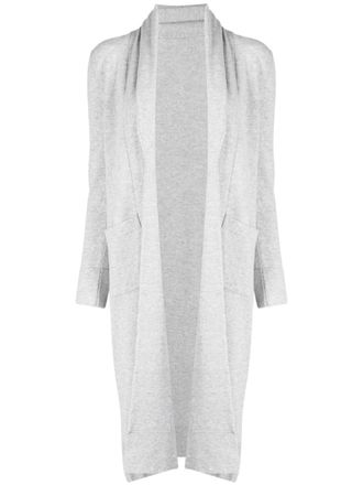 Teddy Cashmere Cardigan aperto Venezia - Grigio