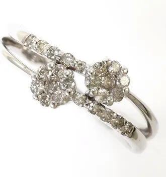C&A White Gold White Gold (10K) Band Ring (Pre-Owned)