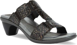 Naot Form Sandal in Reptile/Walnut at Nordstrom, Size 10Us