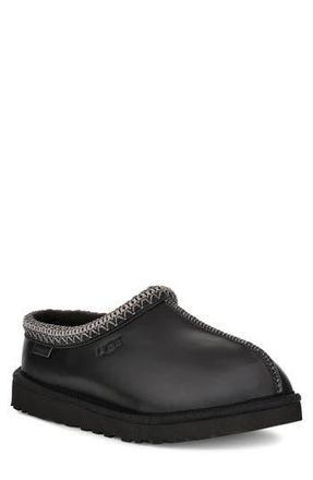 UGG Tasman Leather Slipper in Black at Nordstrom Rack, Size 10