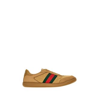 Gucci Sneakers van nylon - Heren - Schoenen - Beige - Maat: 45 EU Nylon