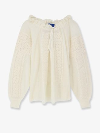Mes Demoiselles... Maglia Appi in lana e alpaca con motivo floreale - MES DEMOISELLES - gender_Woman