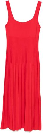 Staud Ellison midi-jurk - Rood