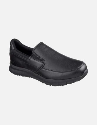 Skechers Mens Nampa Groton Mens Casual Slip On Shoes - Black - Size: 10