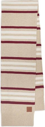 Maison Kitsun&eacute; Sciarpa con applicazione logo - Toni neutri