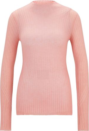 HUGO BOSS Strickpullover »C_Fennon« in Rippenoptik