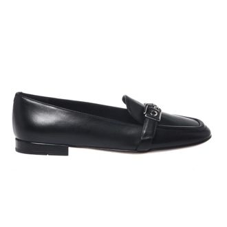 Baldinini Leather Loafer - female - Baldinini - Loafers - Black - 6 1/2 UK - Shoes