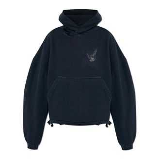 Balenciaga Hoodies, female, Blue, Size: M Hoodie