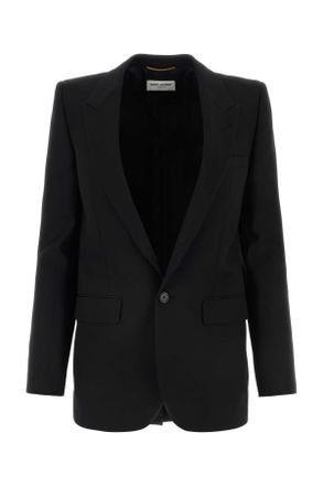 【関税&送料込】Saint Laurent Black Creme Blazer Women's Saint Laurent Blazers - up to −52% | Stylight