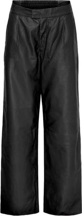 BTF-CPH Btfcph - Lederbroek - Dames - Broeken - Zwart - Maat: XS Leer