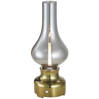 Lindby L&aacute;mpara De Mesa Led maxentius En Verde Vidrio - Lindby