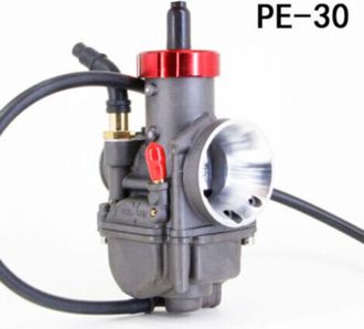OEM Cable Amortiguador Del Carburador De La Moto De Playa Pe30 Nsr150 Rsz Atv, Cubierta Roja