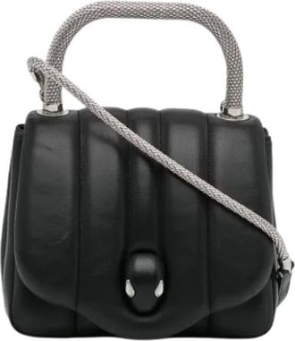 Bulgari Pre-owned Handbags, female, Blue, Size: ONE SIZE Pre-owned Leather crossbody-bags