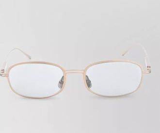 Brunello Cucinelli sunglasses rectangular frame nose pads slim temples