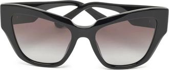 Dolce & Gabbana Zonnebril met cat-eye montuur - Zwart