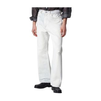 Our Legacy Straight Jeans, male, White, Size: W32 Third Cut Jeans