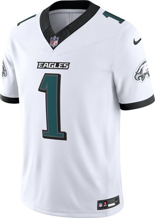 Nike Jalen Hurts Philadelphia Eagles Nike Mens Dri-FIT NFL Stitched Limited Jersey in White | 37NM0G5V86F-4T9