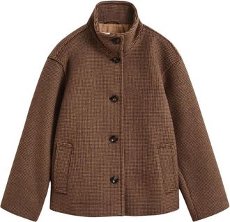 GANT Giacca a quadri in misto lana - - Jackets - Donna - Marrone - L