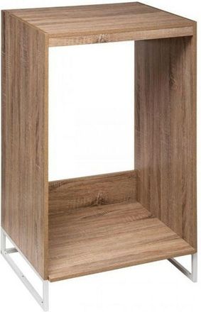 Five Armario Abierto En Madera Natural Orso 60x50x H105 Cm