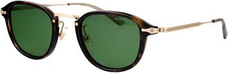 Montblanc Stijlvolle zonnebril - Heren - Zonnebrillen - Bruin - 48 MM - Accessoires